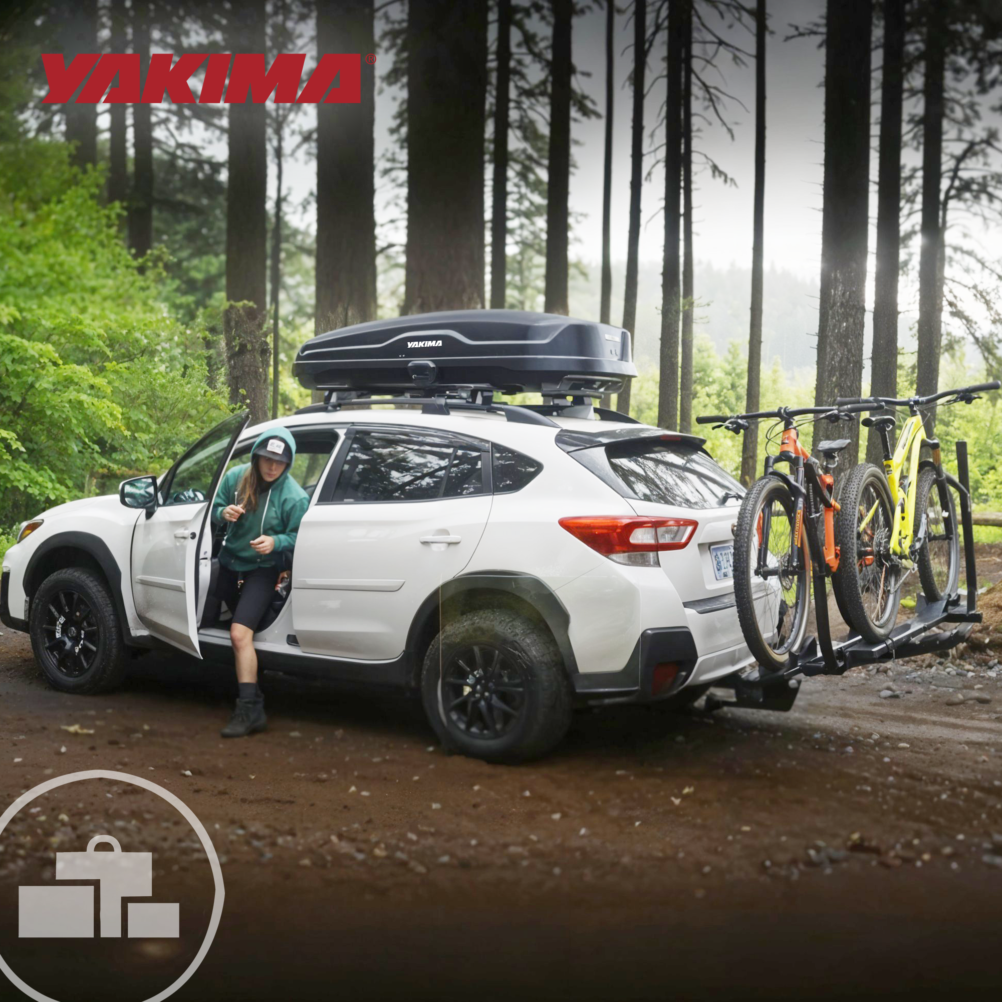 Yakima NX 16 Vehicle Rooftop Cargo Carrier Box, Fits StreamLine (For Parts) - VMInnovations