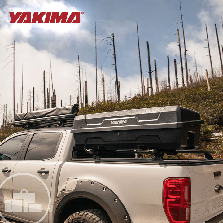 Yakima 10 Cubic ft. Vehicle Cargo Box w/Universal Mounting Hardware (For Parts)