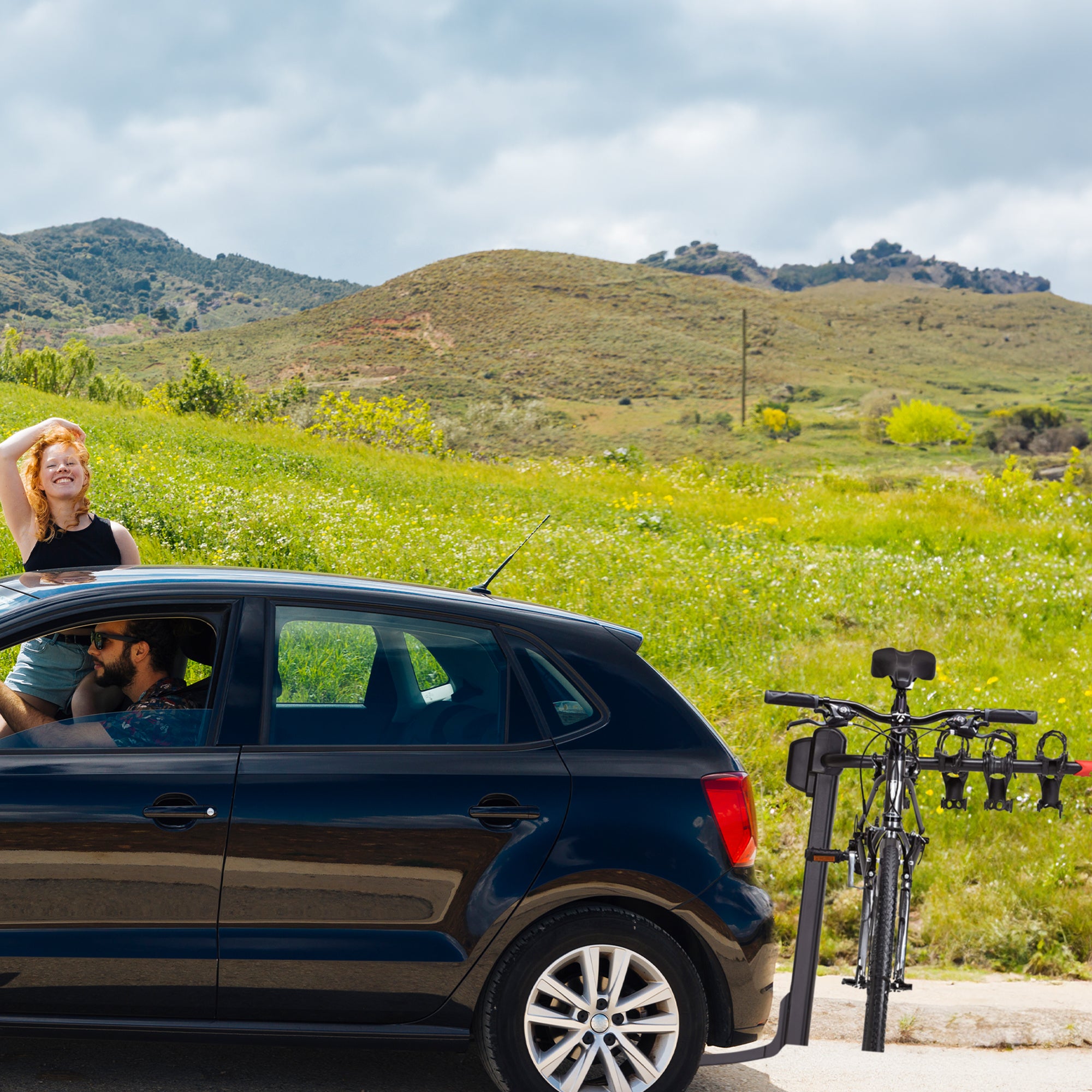 Yakima DoubleDown 4 Tilting Hitch-Mounted Bike Rack for Cars, SUVs, & Trucks - VMInnovations