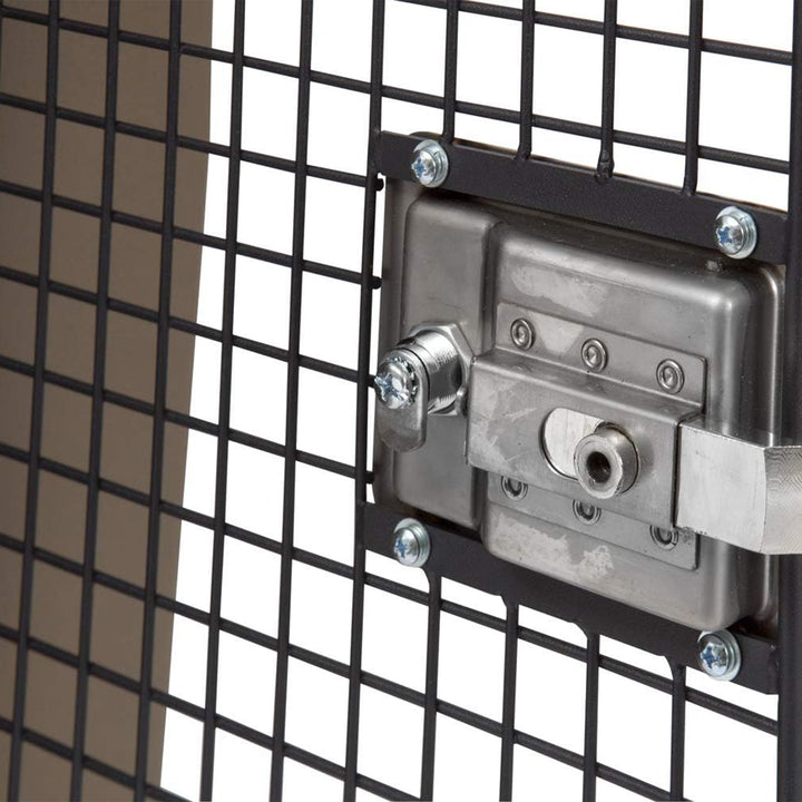 Dakota Medium Easy to Clean Kennel w/ Handle & Latching Door, Olive (Open Box) - VMInnovations