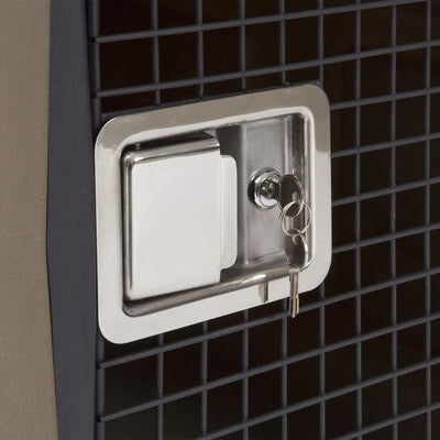 Dakota 283 G3 Large Easy to Clean Kennel w/ Handle & Latching Door, Olive (Used) - VMInnovations