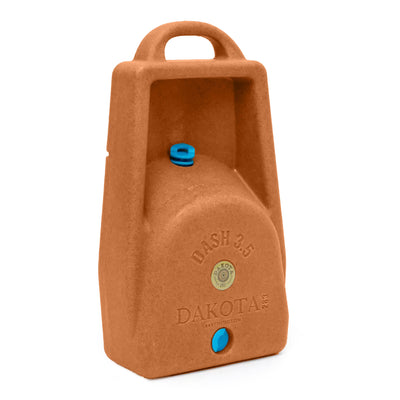 Dakota 283 Dash 3.5 Gallon Water Bowl/Dispenser System for Dogs & Pets, Orange - VMInnovations