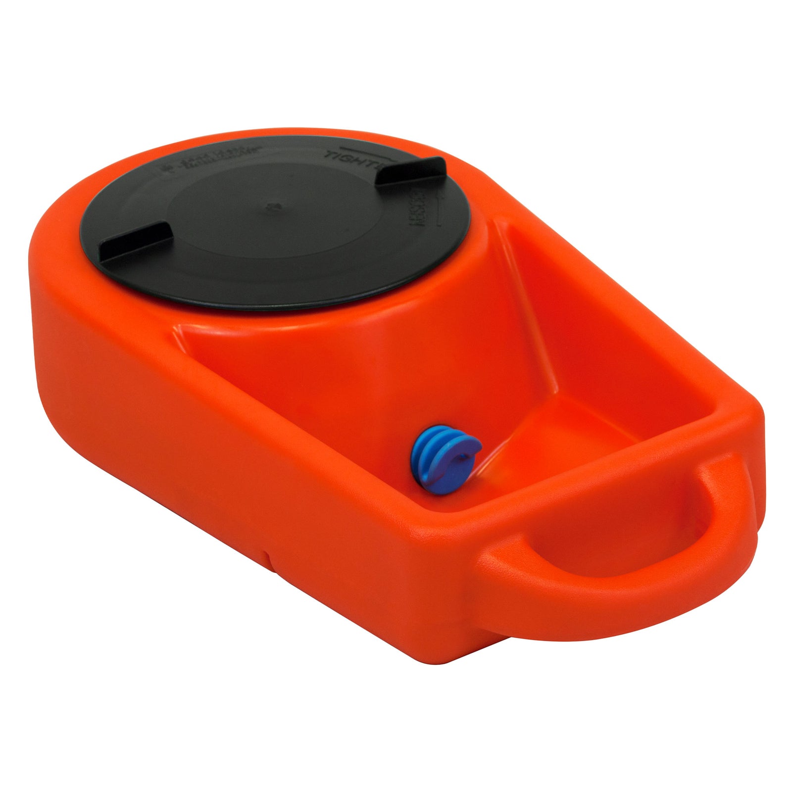 Dakota 283 Dine N Dash Large Pets Feeding and Watering System with Lid, Orange - VMInnovations