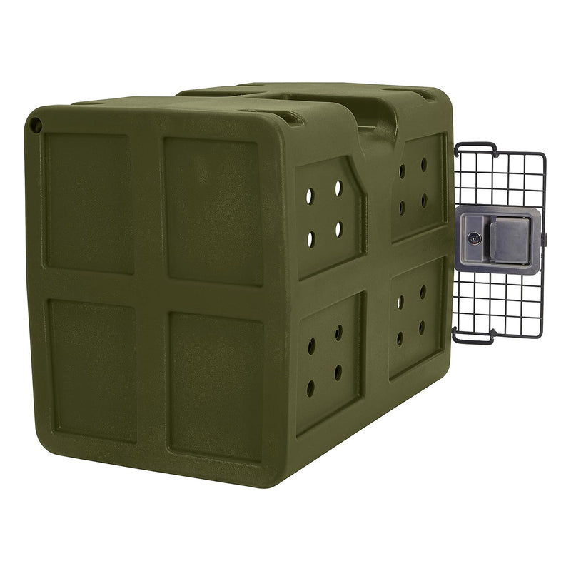 Dakota 283 G3 Small Easy Clean Kennel w/Handle & Latching Door, Olive (Open Box)