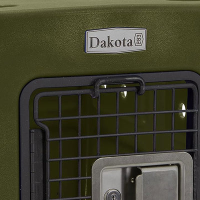 Dakota 283 G3 Small Easy Clean Kennel w/Handle & Latching Door, Olive (Open Box)