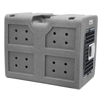 Dakota 283 G3 Easy To Clean Kennel w/ Handle & Latching Door,Granite (Open Box) - VMInnovations