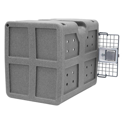 Dakota 283 G3 Easy To Clean Kennel w/ Handle & Latching Door,Granite (Open Box) - VMInnovations