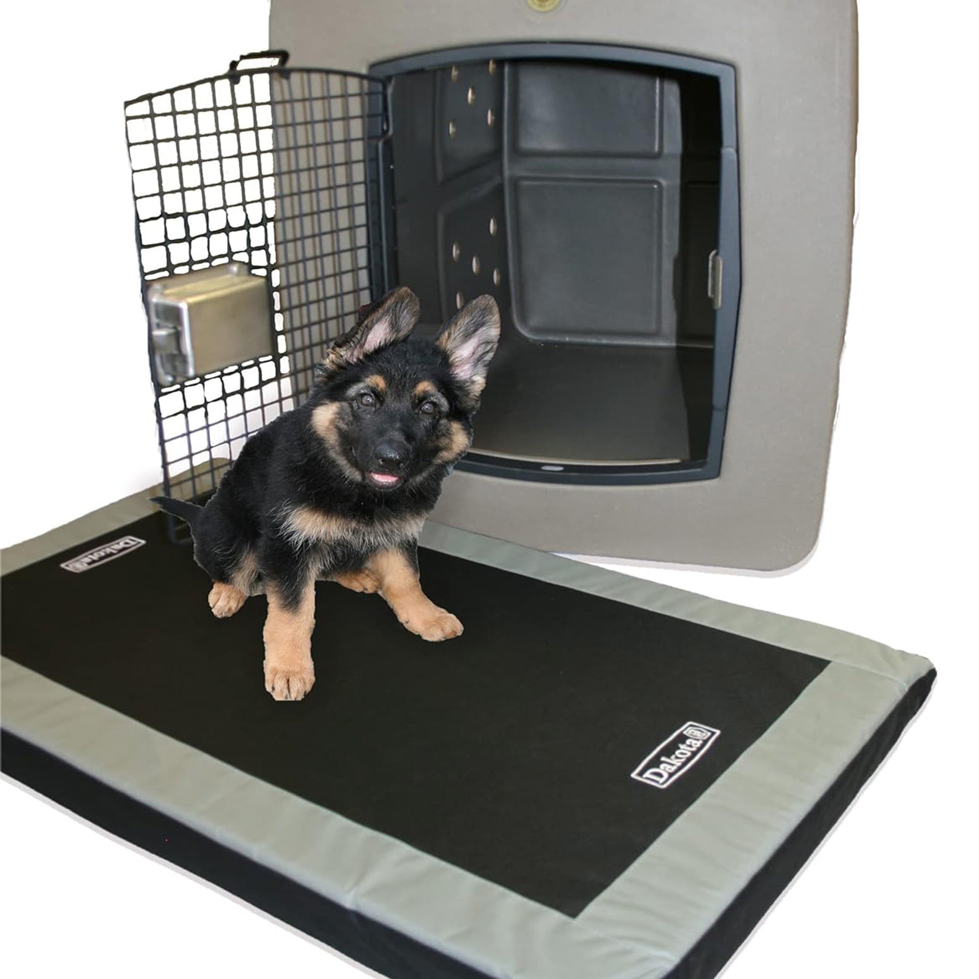 Dakota Washable Portable Padded Kennel Mat Bed for Dogs/Pets, Large (Open Box) - VMInnovations