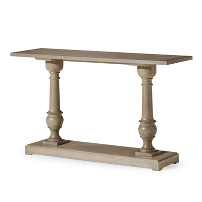 Maven Lane Arthur Traditional Wooden Console Table in Antiqued Grey Finish