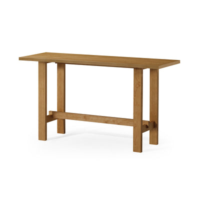Maven Lane Hera Modern Wooden Table in Weathered Natural Finish (Open Box) - VMInnovations