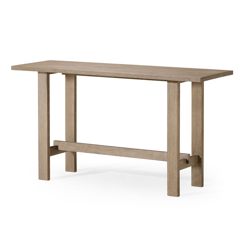 Maven Lane Hera Modern Wooden Console Table in Weathered Grey Finish