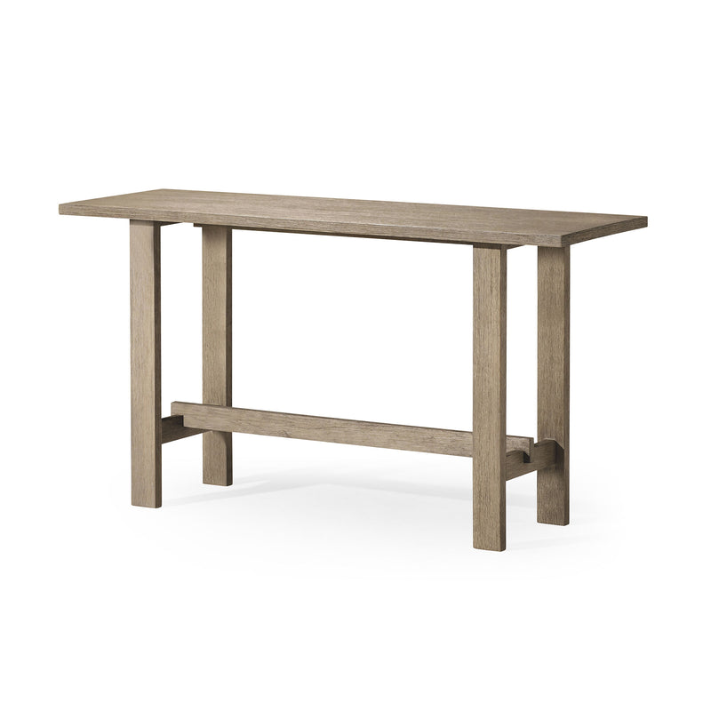 Maven Lane Hera Modern Wooden Console Table in Weathered Grey Finish (Open Box)