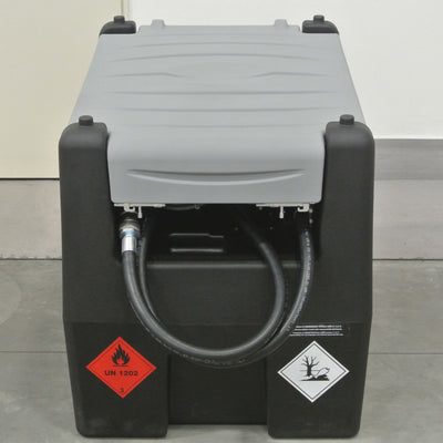AM-TANK 58 Gal Portable Diesel Only Tank w/12 Volt Pump & Covering Lid(Open Box)