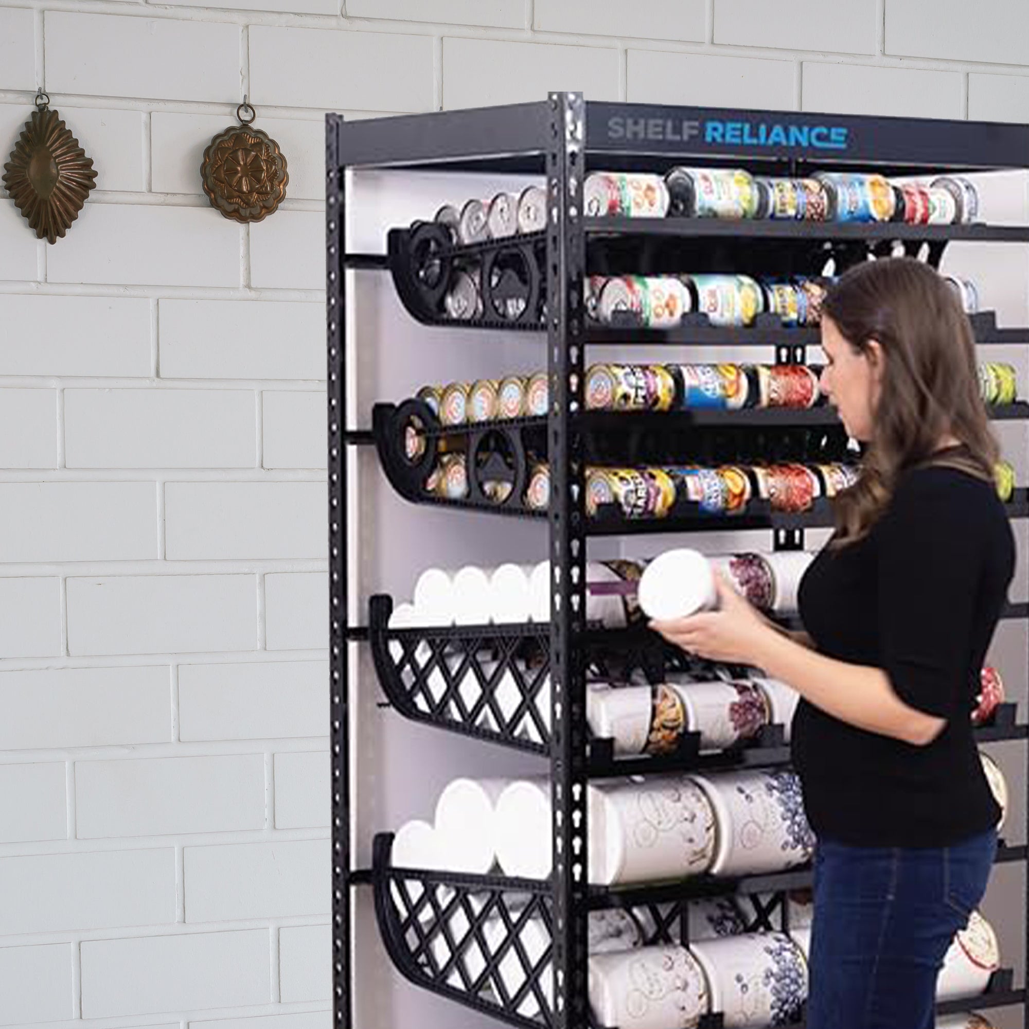 Shelf Reliance Maximizer Medium Pantry Can Organizer Supports Up To 375 Cans - VMInnovations
