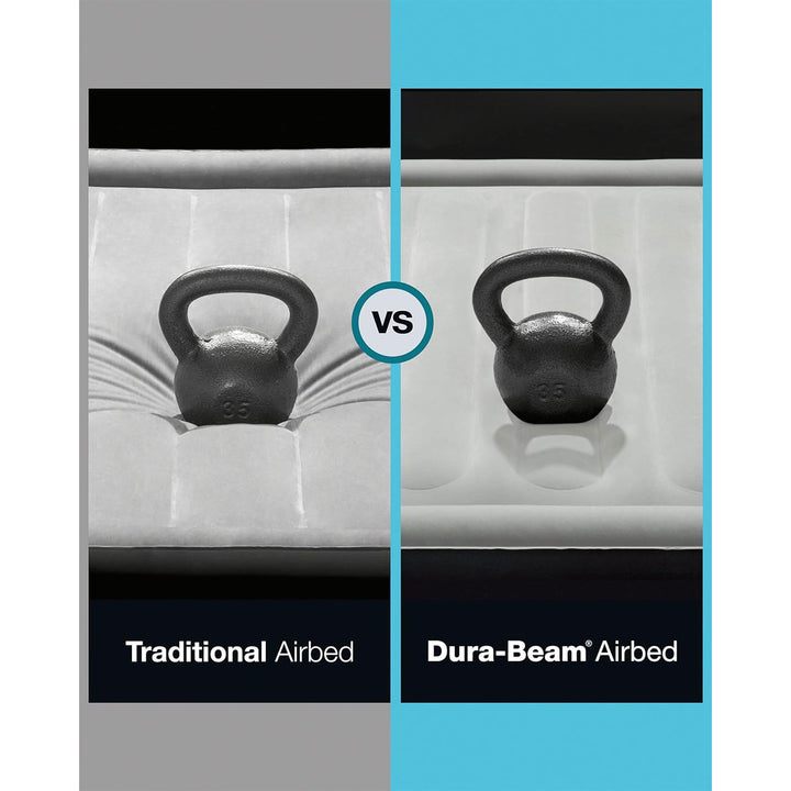 Intex TruAire Luxury Air Mattress with Fiber Tech & Built In Electric Pump(Used) - VMInnovations