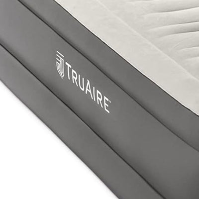 Intex TruAire Luxury Air Mattress with Fiber Tech and Built In Electric Pump