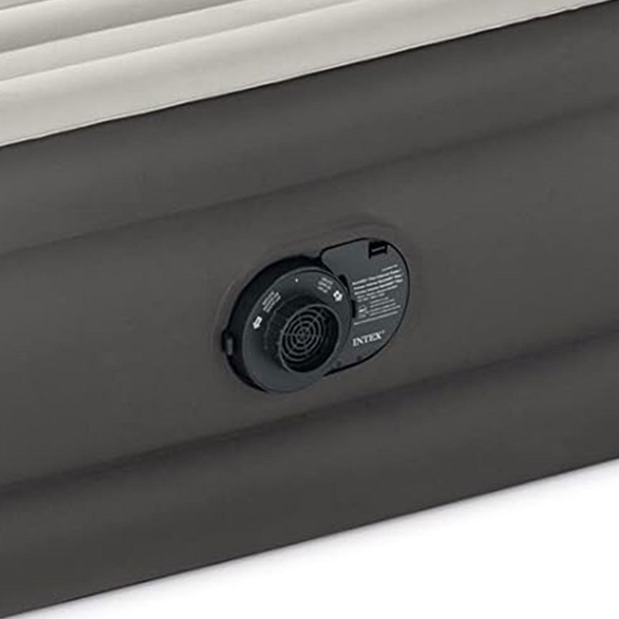 Intex Luxury Air Mattress w/Fiber Tech & Built In Electric Pump(Open Box) - VMInnovations