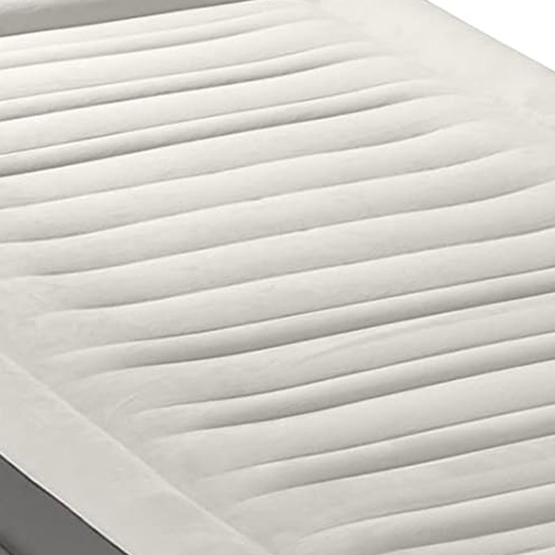 Intex TruAire Luxury Air Mattress with Fiber Tech and Built In Electric Pump