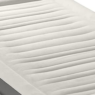 Intex Luxury Air Mattress w/Fiber Tech & Built In Electric Pump(Open Box) - VMInnovations