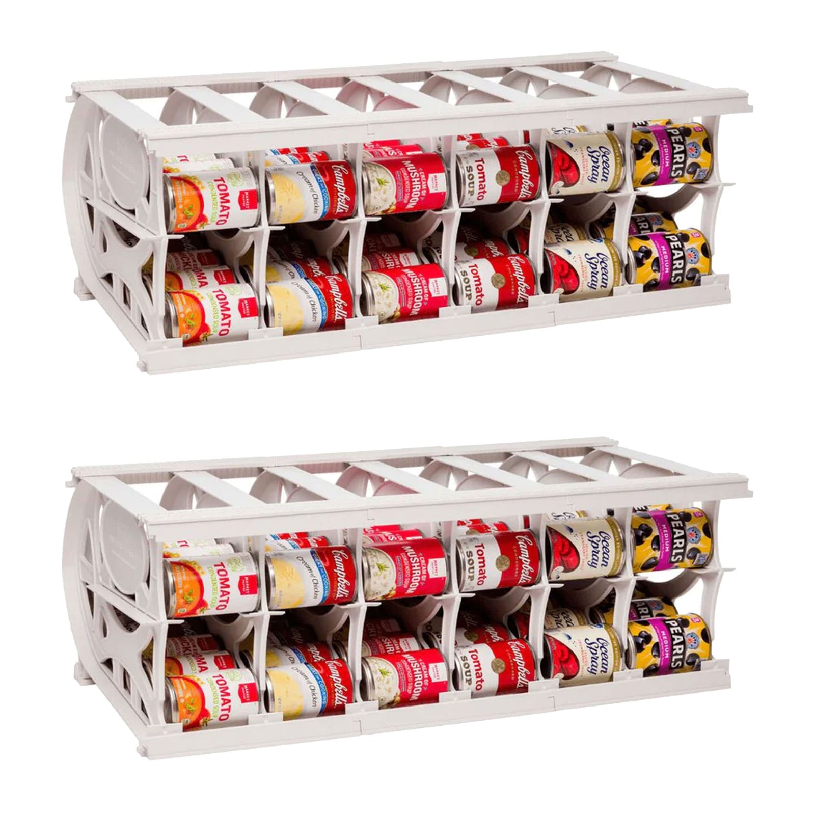 Shelf Reliance Cansolidator 60 Can Canned Food & Soda Storage, USA Made (2 Pack) - VMInnovations