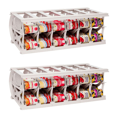 Shelf Reliance Cansolidator 60 Can Canned Food & Soda Storage, USA Made (2 Pack) - VMInnovations