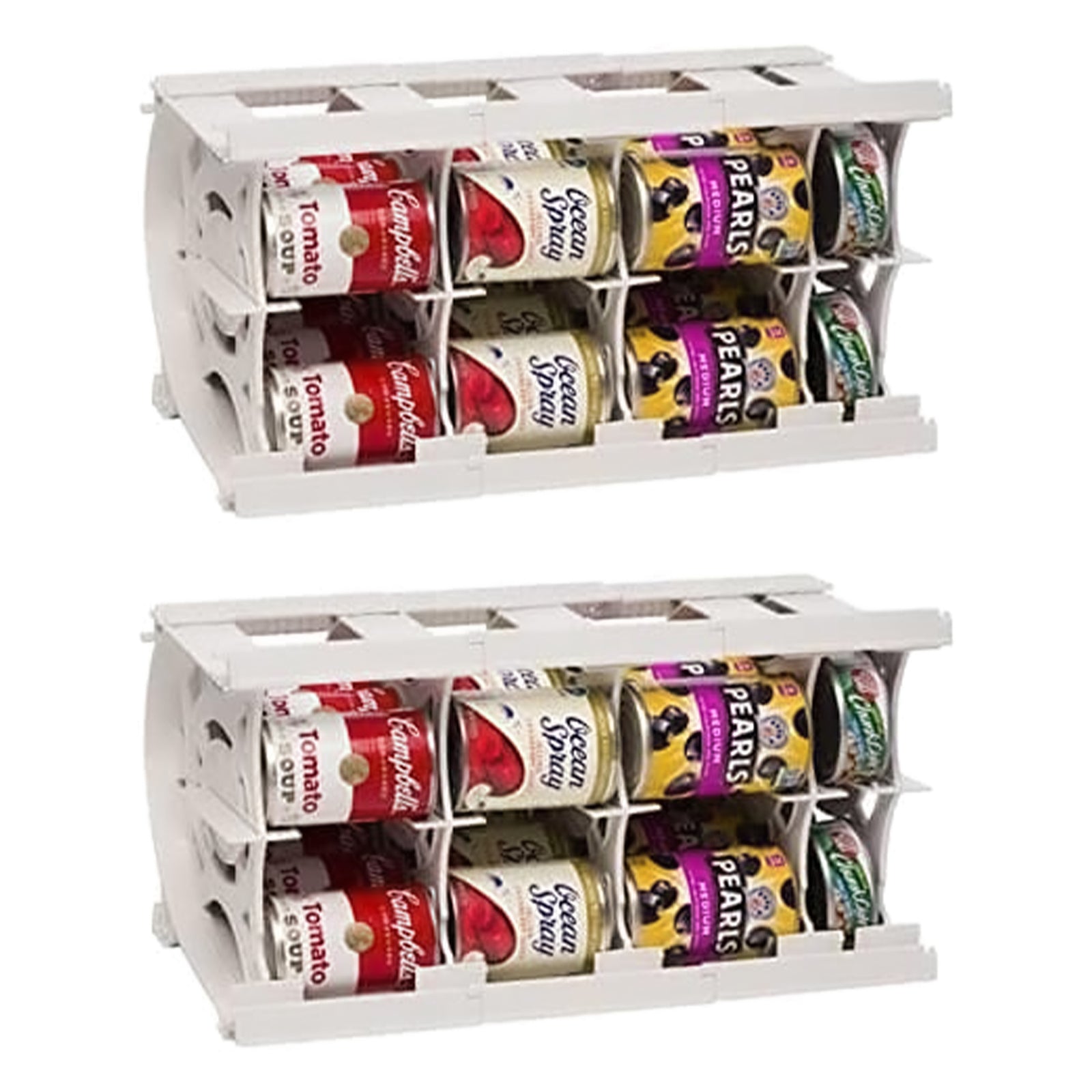Shelf Reliance Cansolidator 20 Can Canned Food & Soda Storage, USA Made (2 Pack) - VMInnovations
