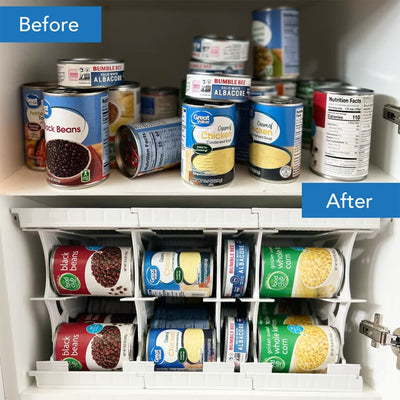 Shelf Reliance Cansolidator 20 Can Canned Food & Soda Storage, USA Made (2 Pack) - VMInnovations