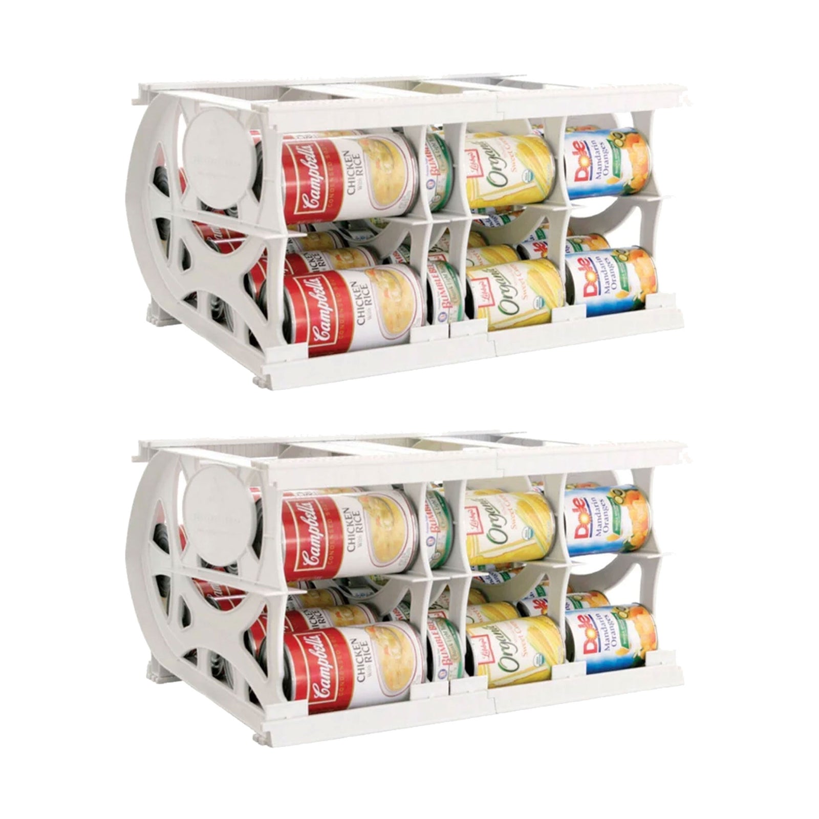 Shelf Reliance Cansolidator 40 Can Canned Food & Soda Storage, USA Made (2 Pack) - VMInnovations