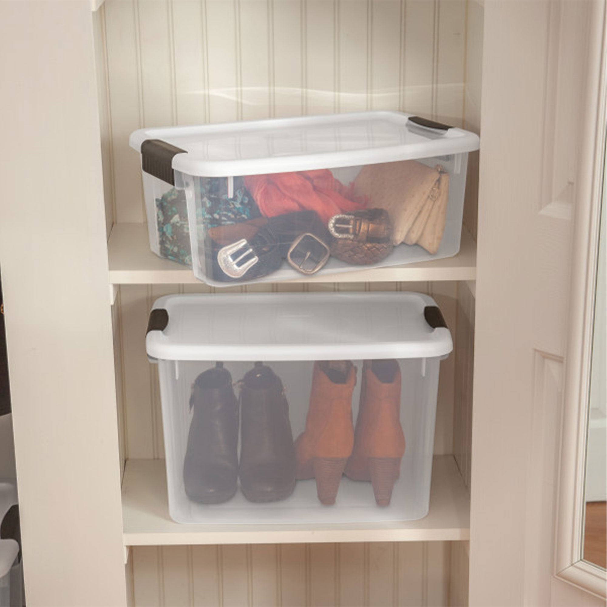 Sterilite 4 Set of 56 Qt Wheeled Storage Bin & 6 Set of 18 Qt Storage Container