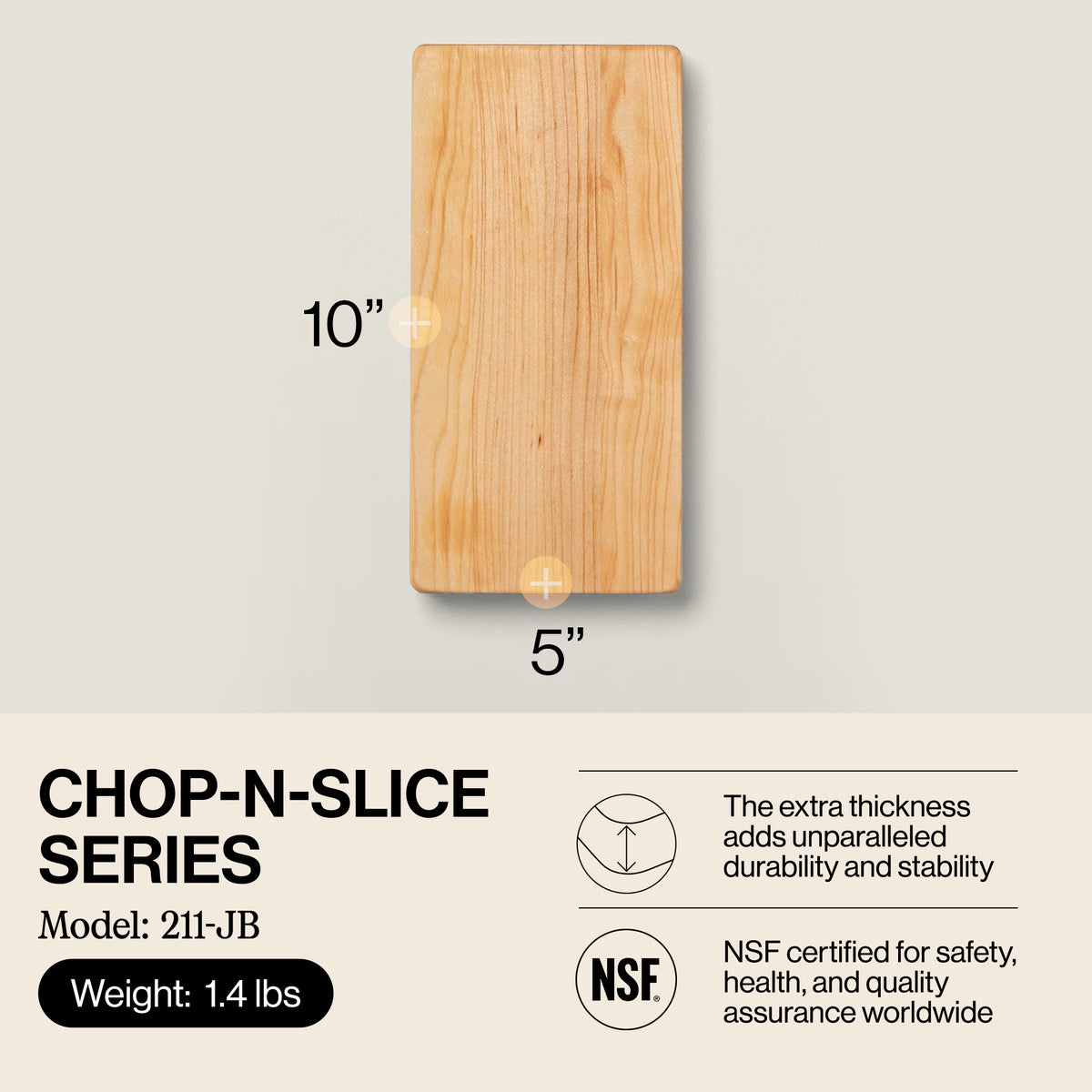 John Boos Chop N Slice Maple 18"x12" & 10"x5" Cutting Boards w/3 Piece Care Set