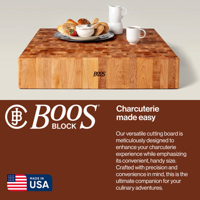 John Boos Large Maple Wood End Grain Cutting Board , 30"x24"x6"(Open Box)