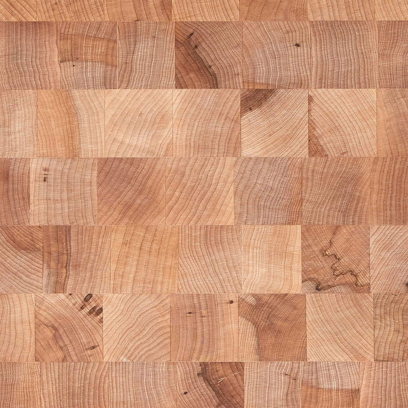 John Boos Medium Maple Wood End Grain Cutting Board for Kitchen, 15" x 15" x 3"