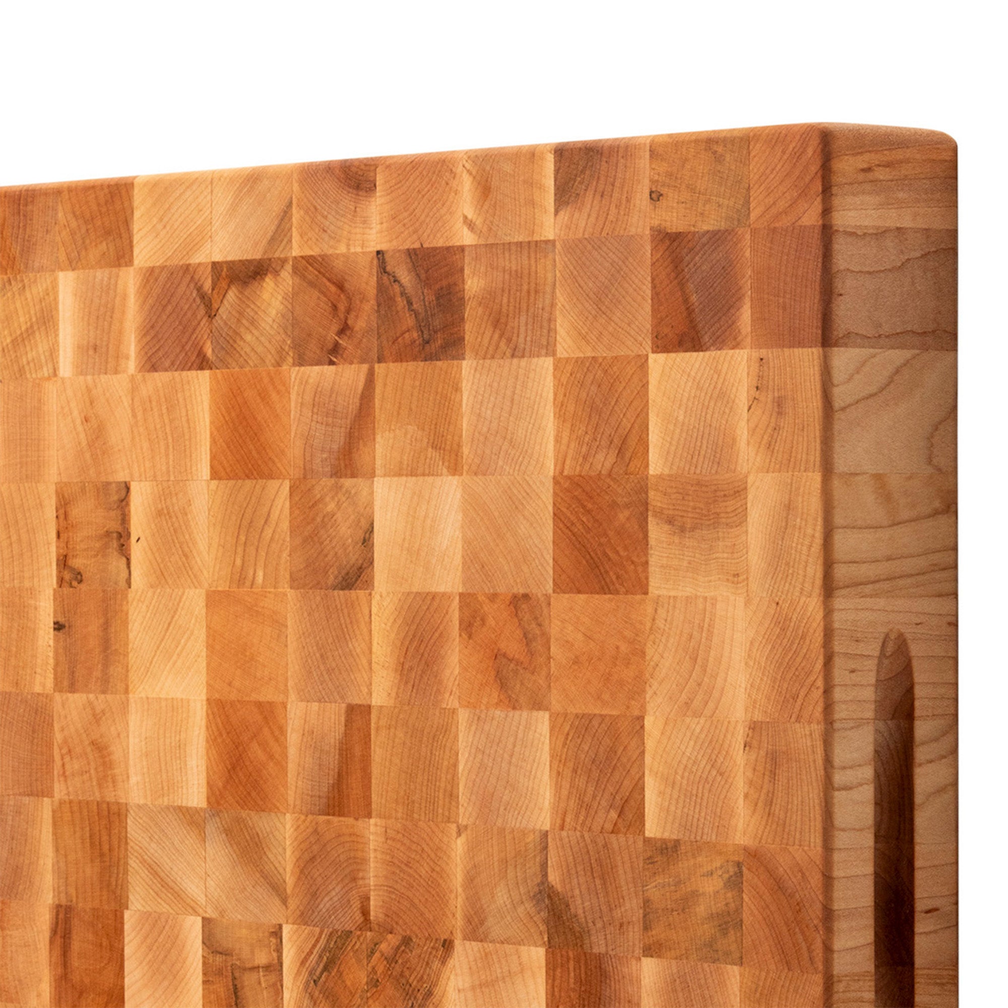 John Boos Small Maple Wood End Grain Cutting Board 18" x 18" x 2.25" (Used) - VMInnovations