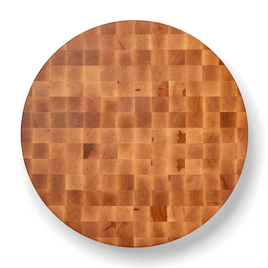 John Boos Medium Maple Wood End Grain Cutting Board for Kitchen, 24" x 24" x 4" - VMInnovations