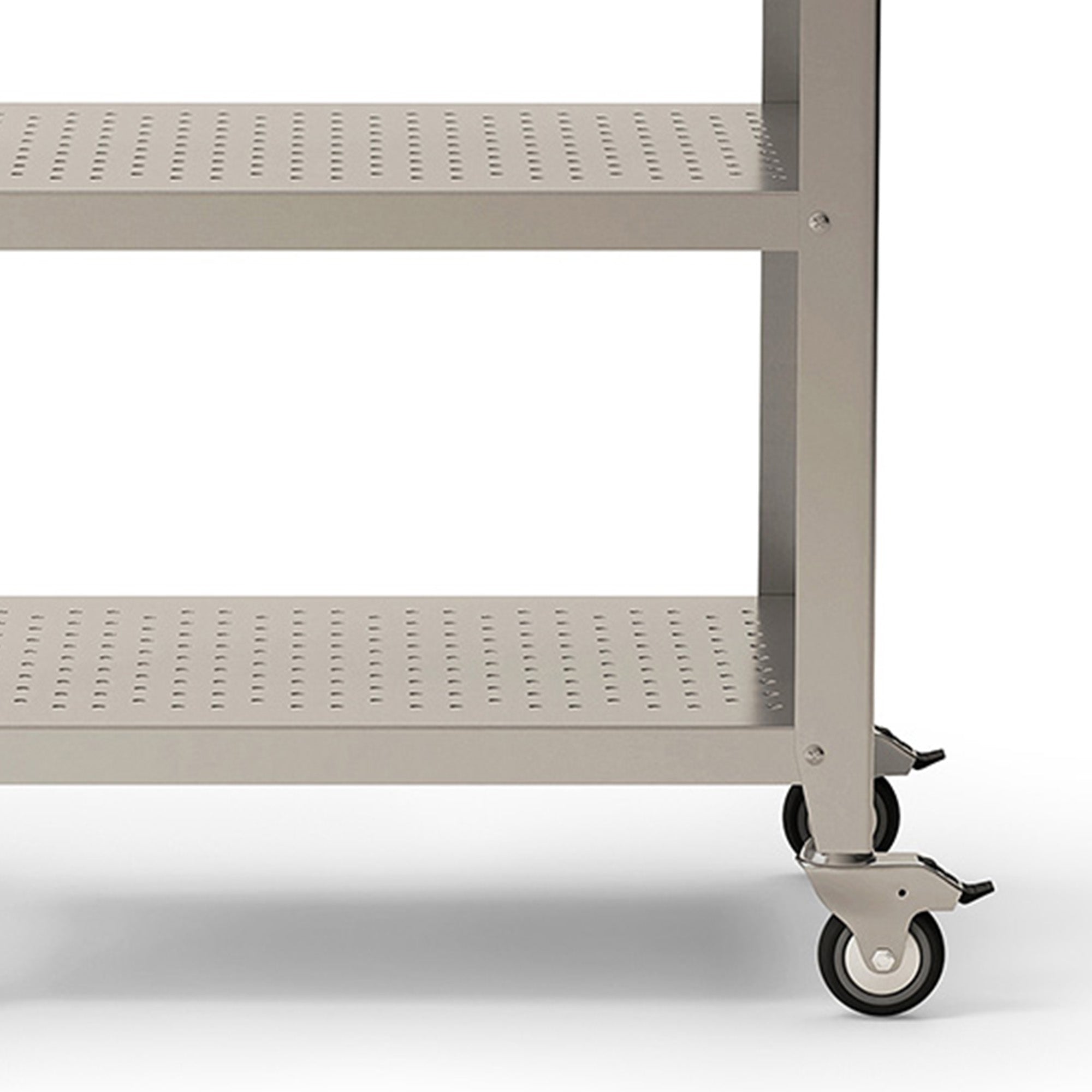 John Boos Cucina Culinarte Kitchen Cart with Removable Maple Wood Cutting Board