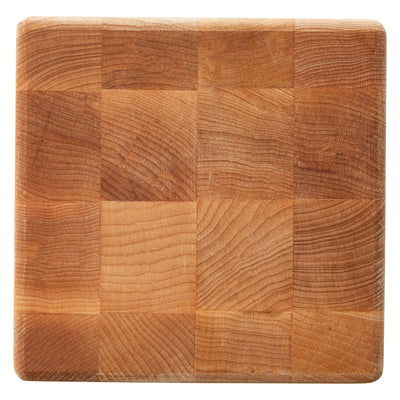 John Boos MC Series Square Wood Cutting Board with Feet, 6" x 6", Maple