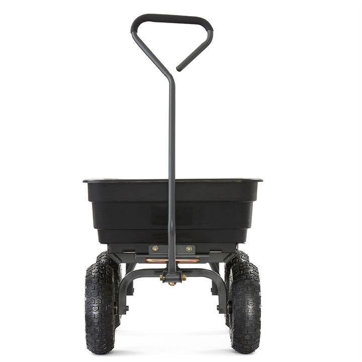 Gorilla Carts Garden Dump Cart Camping Beach Wagon, 600lb Capacity (For Parts)