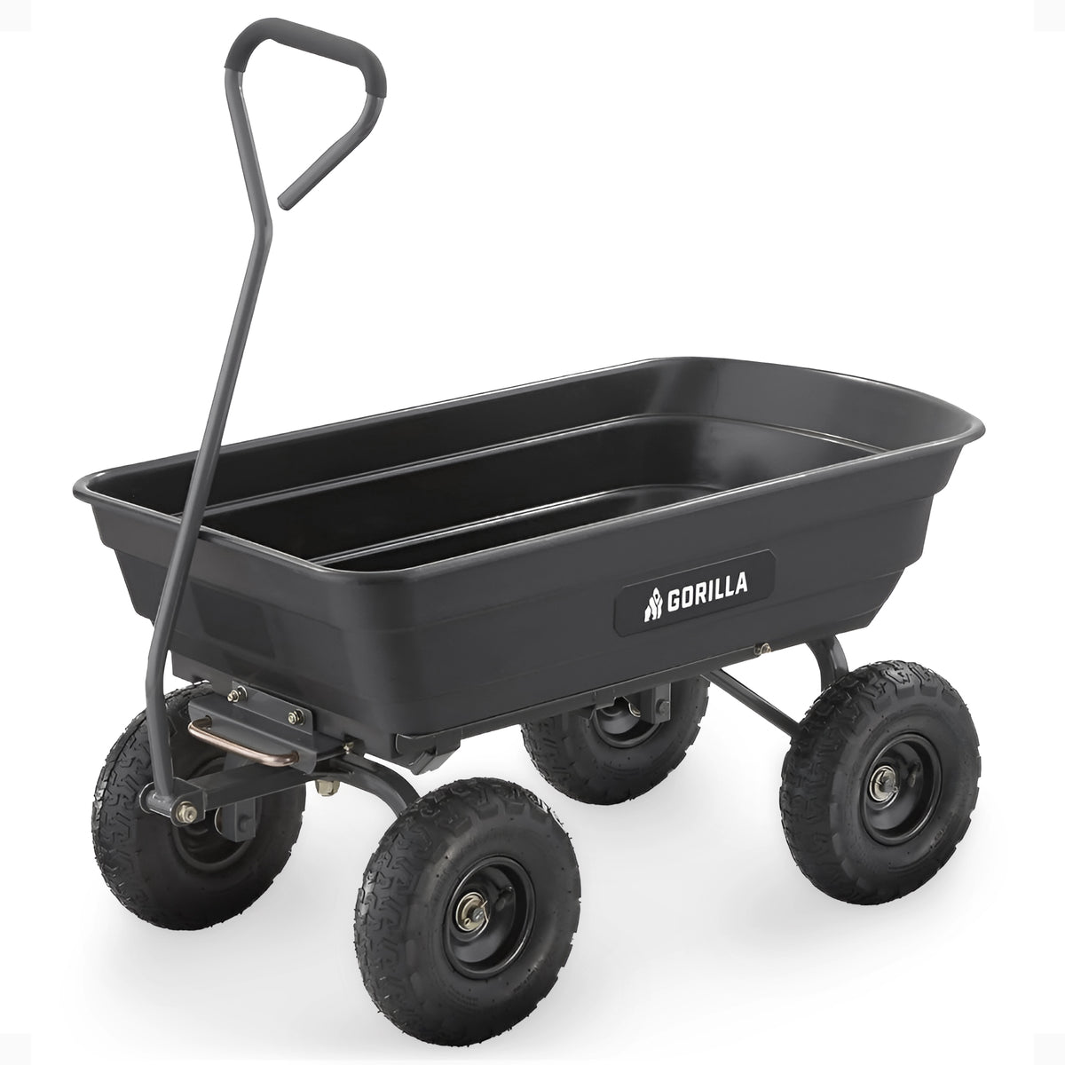Gorilla Carts Poly Dump Cart Camping Beach Wagon, 600 Pound Capacity (Used)