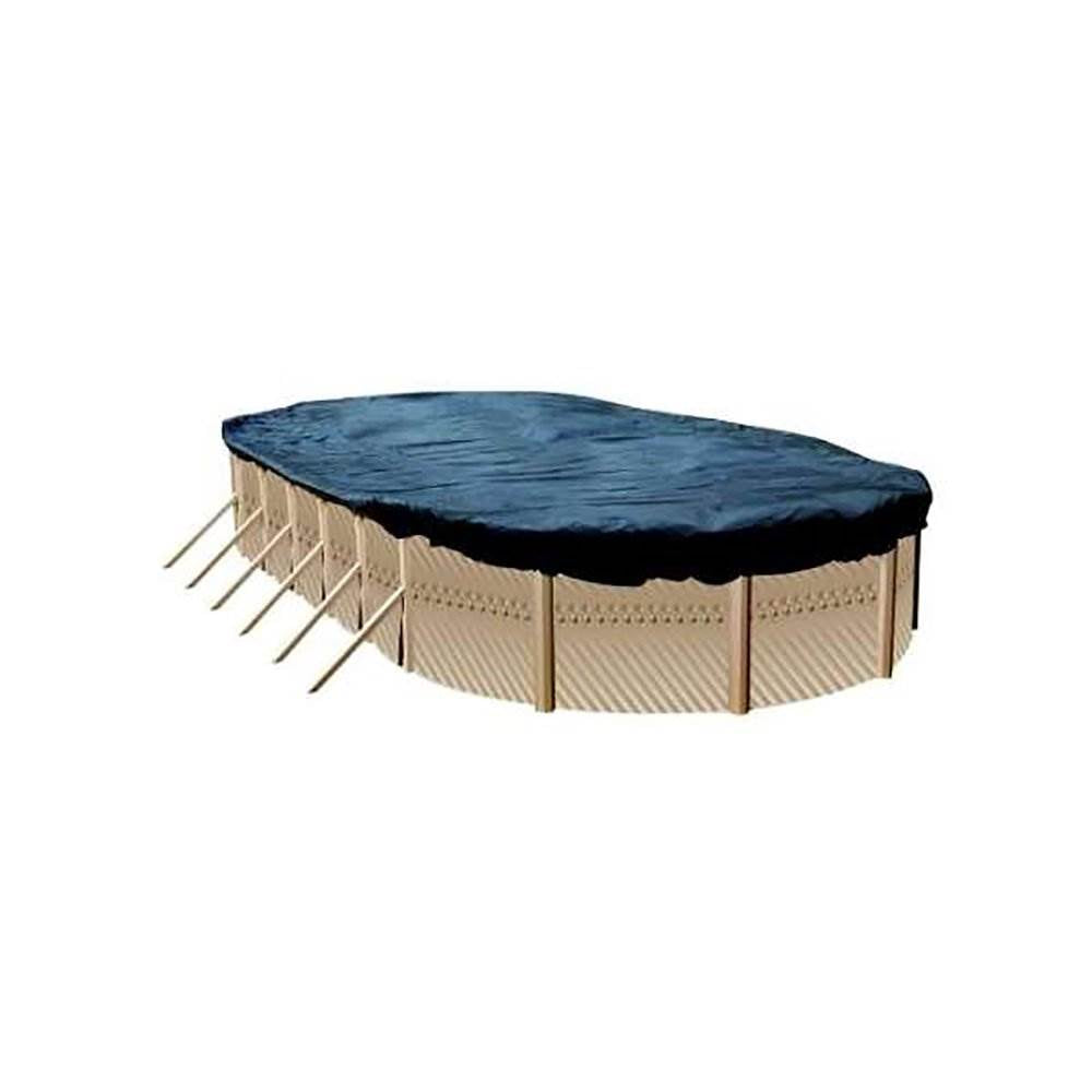 12x24 ft. Heavy Duty Oval Above Ground Winter Swimming Pool Cover (Used) - VMInnovations