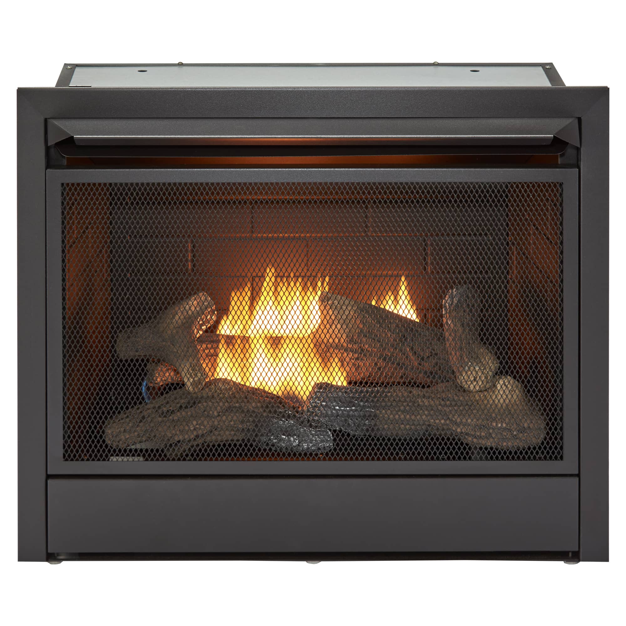 Duluth Forge 26,000 BTU Fuel Ventless Gas Fireplace w/Remote Control (For Parts) - VMInnovations