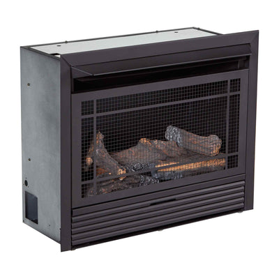 Duluth Forge 26,000 BTU Dual Fuel Ventless Gas Fireplace Insert w/Remote Control