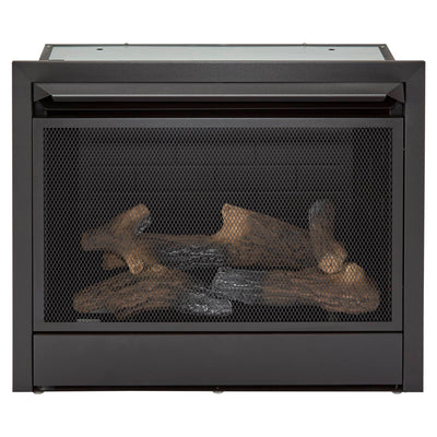Duluth Forge 26,000 BTU Dual Fuel Ventless Gas Fireplace Insert w/Remote Control - VMInnovations