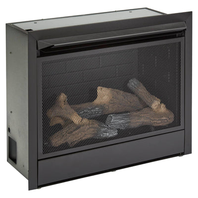 Duluth Forge 26,000 BTU Dual Fuel Ventless Gas Fireplace Insert w/Remote Control - VMInnovations