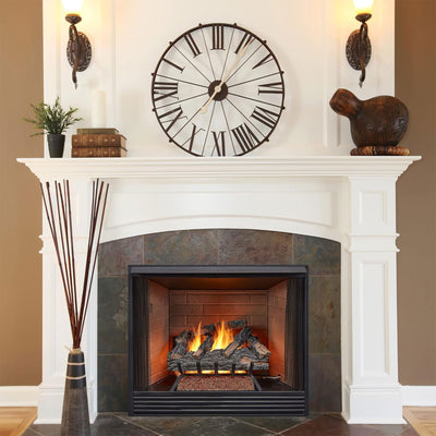 HearthSense 24" Vented Natural Gas Log Set with Match Light, Mountain Oak (Used) - VMInnovations