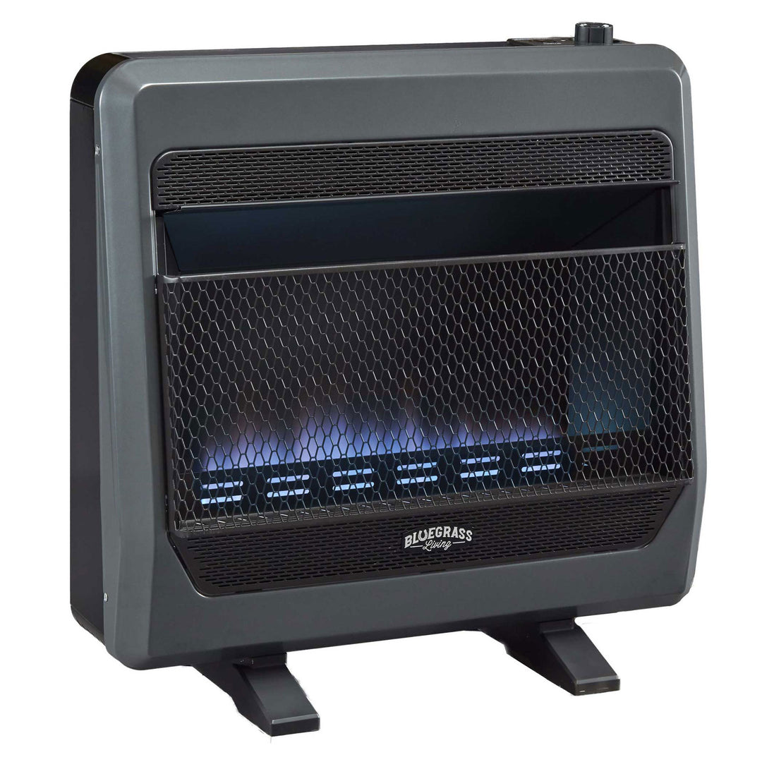 Bluegrass Living 30000BTU Natural Gas Ventless Space Heater w/Blower&Feet(Used) - VMInnovations