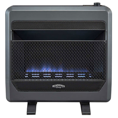 Bluegrass Living Natural Gas Ventless Space Heater with Blower & Feet(For Parts)