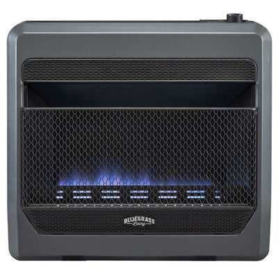 Bluegrass Living Natural Gas Ventless Space Heater with Blower & Feet(For Parts) - VMInnovations