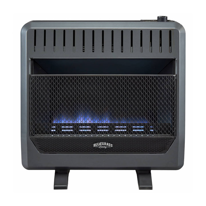 Bluegrass Living 30000BTU Propane Gas Ventless Space Heater with Blower and Feet - VMInnovations