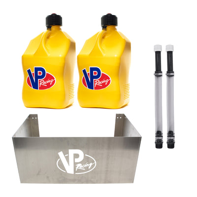VP Racing Jug Storage Rack w/2 Sets of 14" Hose Kit & 2 Sets of Utility Jug