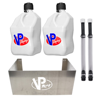 VP Racing Jug Storage Rack w/2 Sets of 14" Hose Kit & 2 Sets of Utility Jug